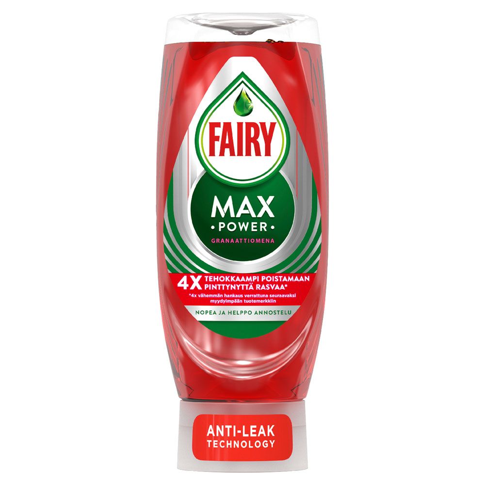 Fairy Max Power Pomegranate nõudepesuvahend, 450 ml