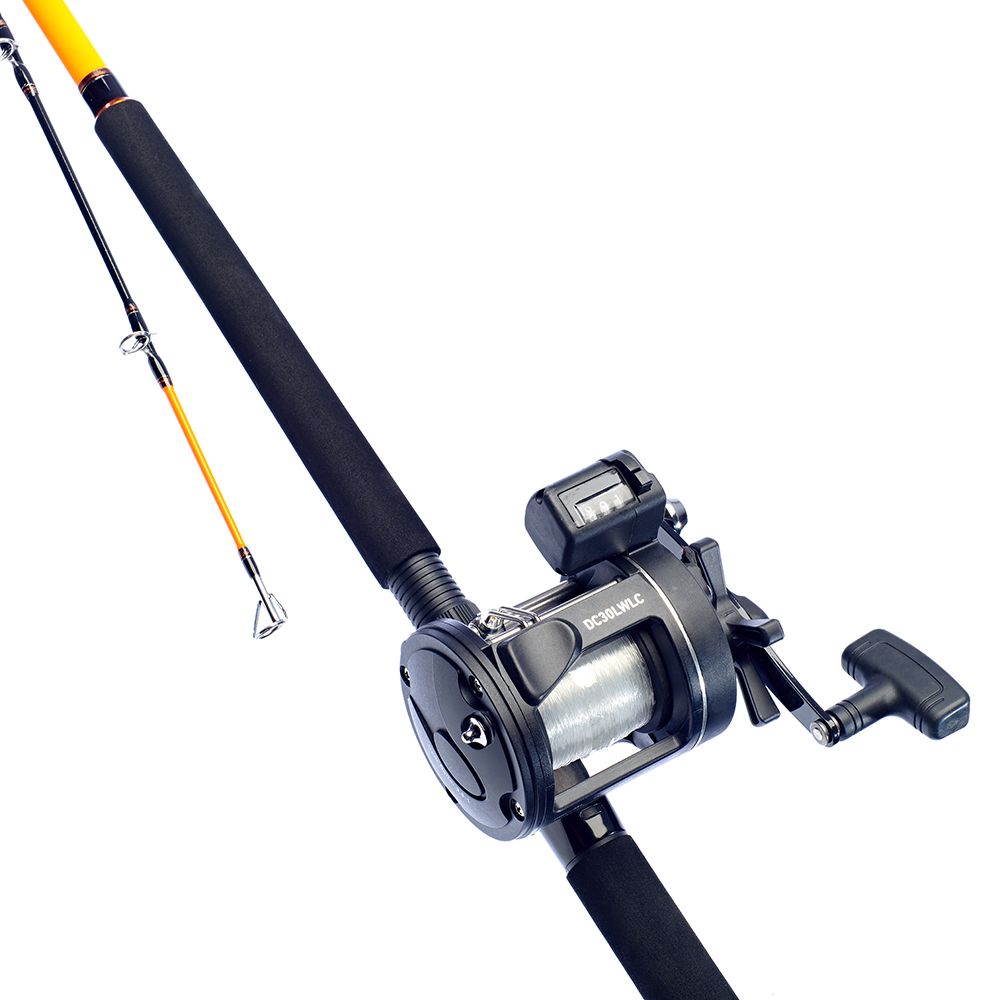 Daiwa Sensor 30LWLC / 213 cm trollingset med linräknare