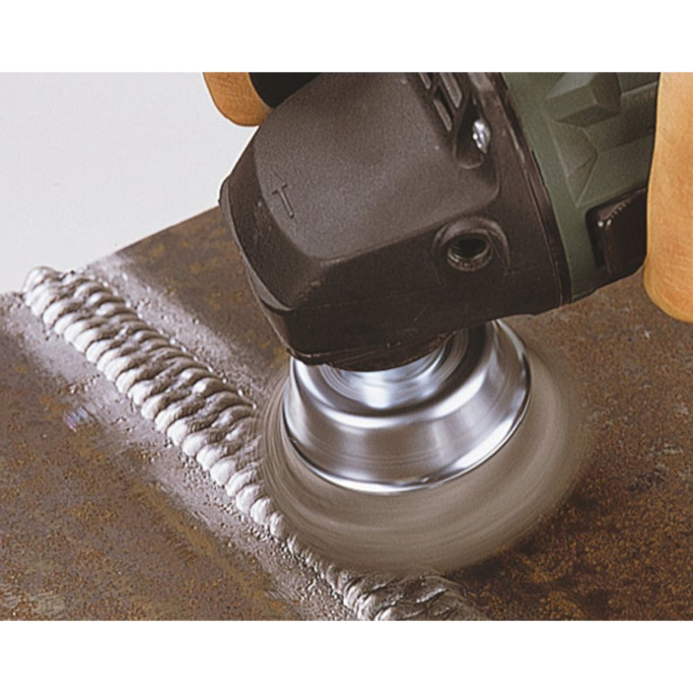 Wolfcraft® kuppiteräsharja palmikoitu M14 90 mm