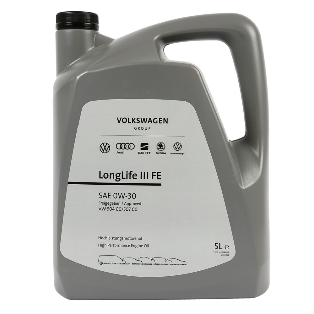 VAG LongLife III FE 0W-30 VW 504 00/507 00 motorolja 5 L