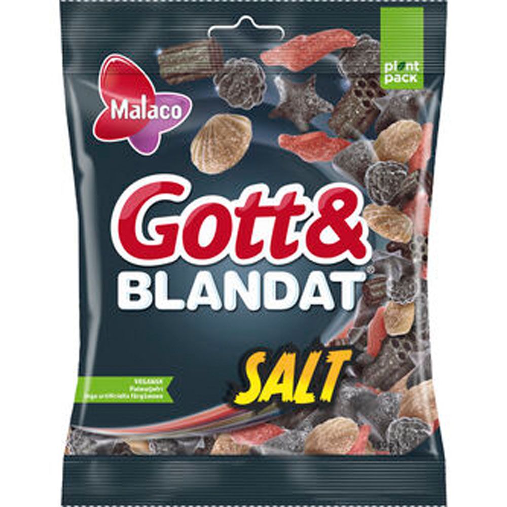 Malaco Gott & Blandat salt 150 g