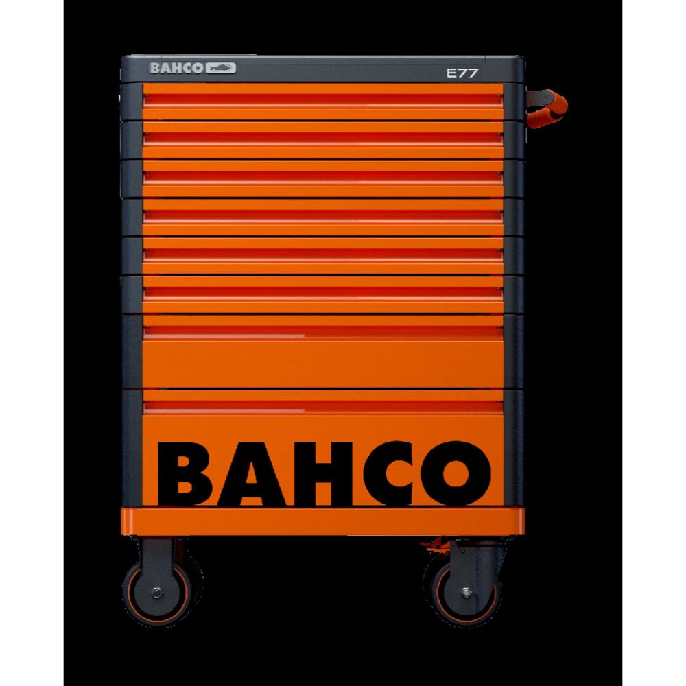 Bahco 1477K8 E77 Premium Storage HUB tööriistakäru 26", 8 sahtlit oranž