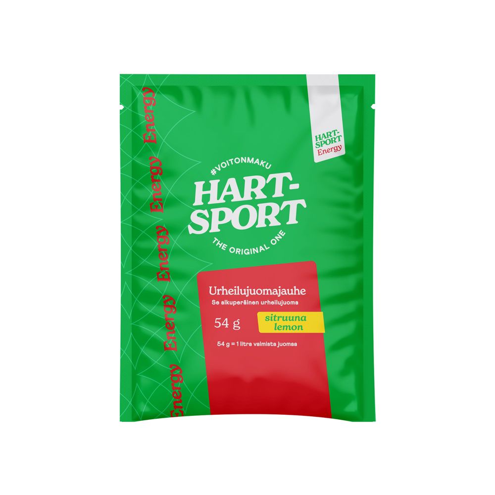 Hart-Sport Energy Urheilujuomajauhe Sitruuna 54 g
