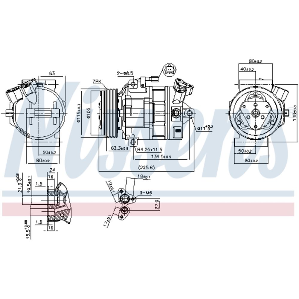 Ilmastointilaitteen kompressori 30-00327
