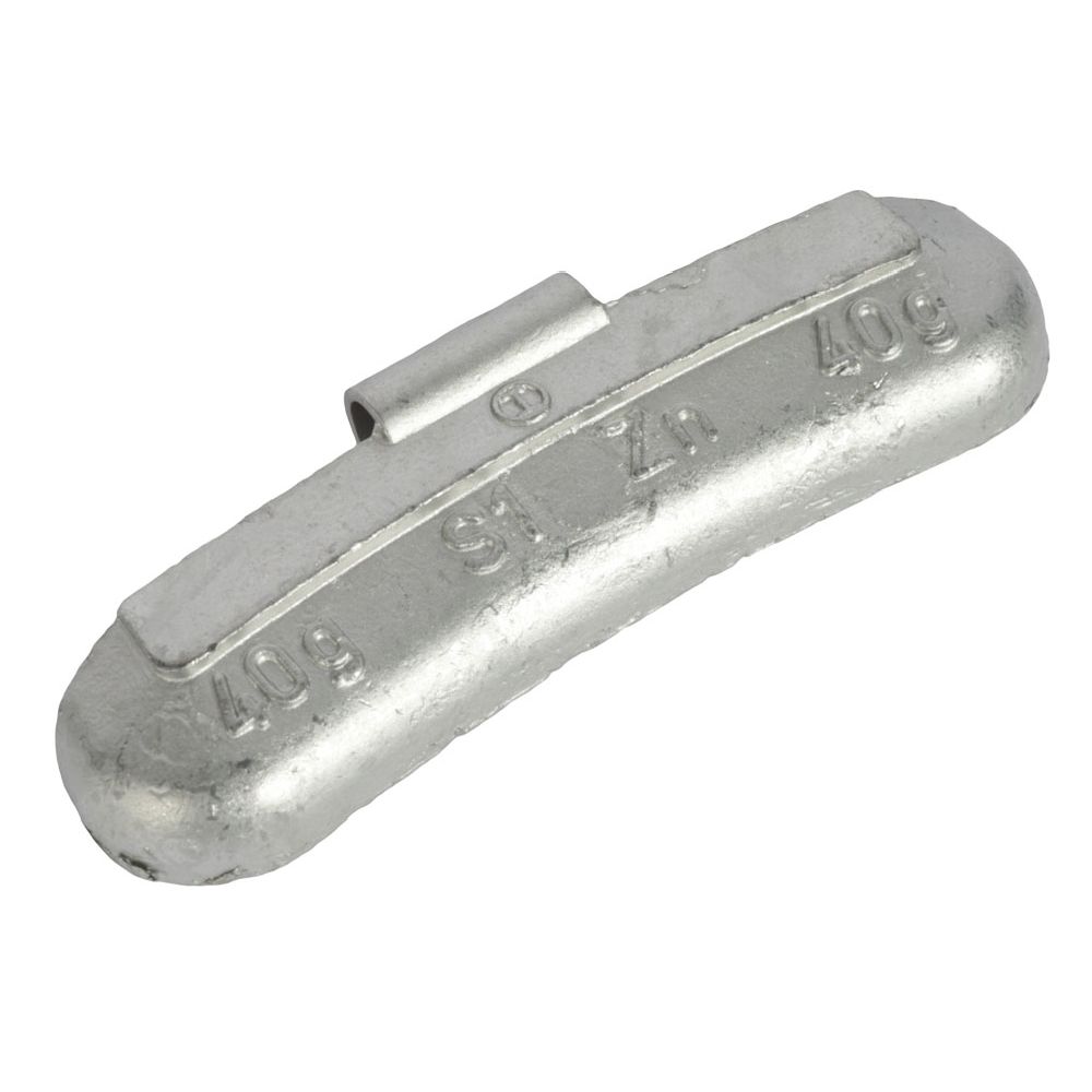 Italmatic päällystetty lyöntipaino teräsvanteelle 40 g (Zn), 50 kpl
