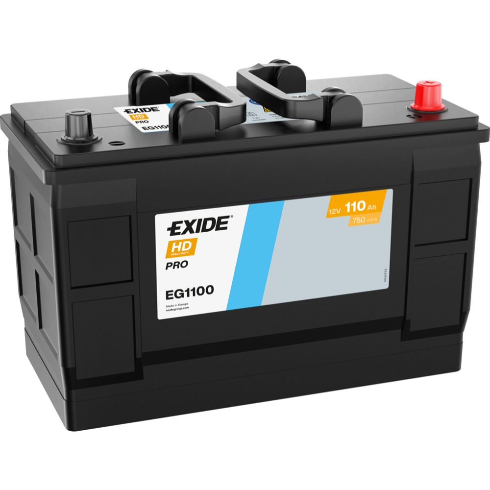 Exide EG1100 110Ah/750A akku P349xL175xK235