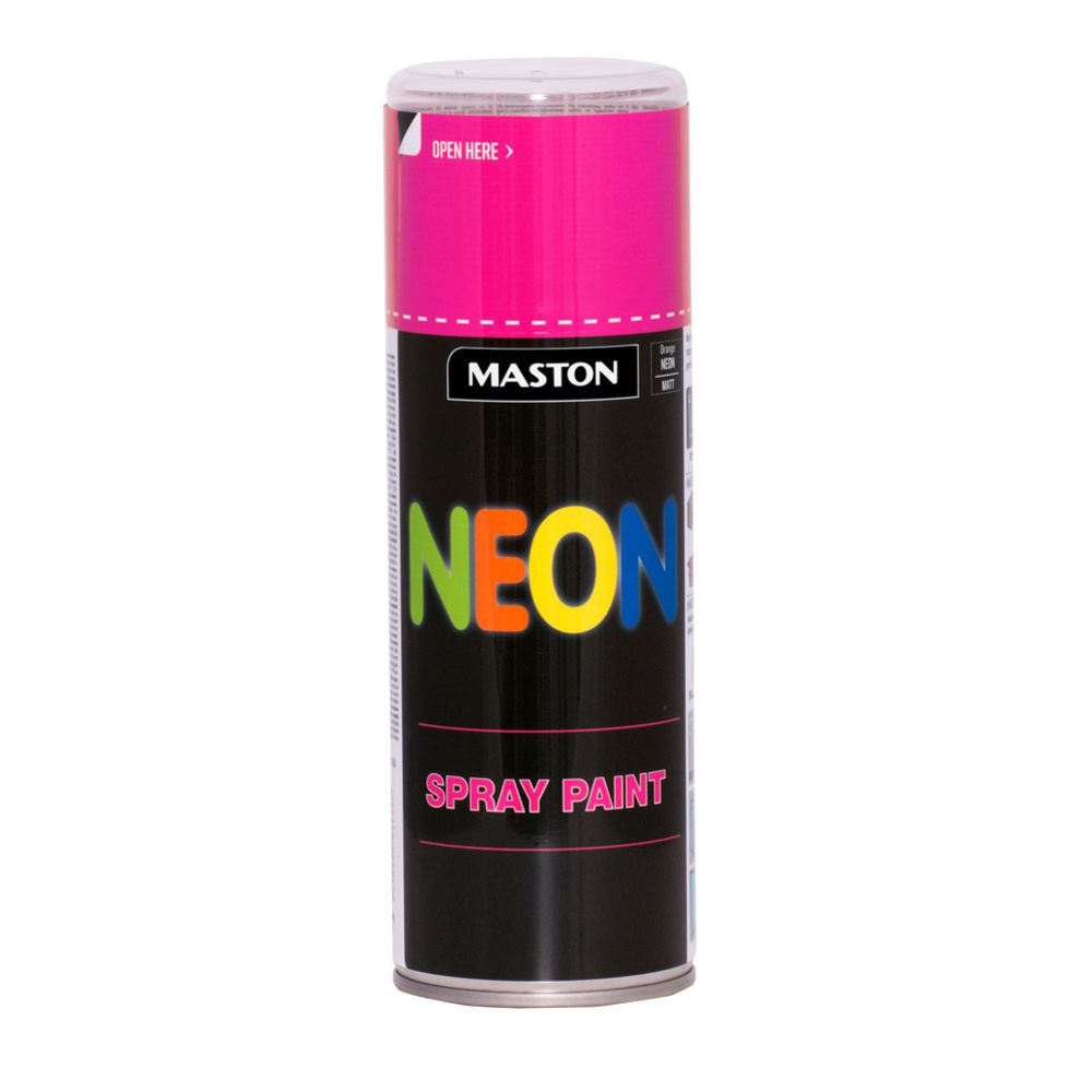 Maston sprayfärg neonrosa 400 ml