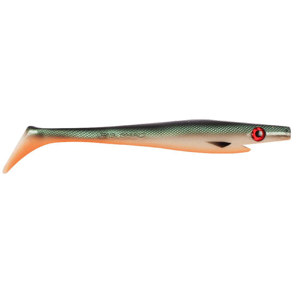 Strike Pro Pig Shad jr 20 cm 50 g haukijigi väri: Red Tiger 141