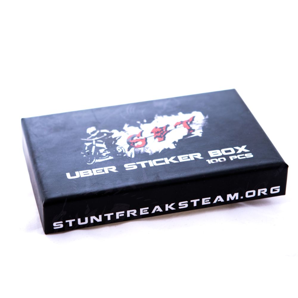 Stunt Freaks Team Uber Sticker Box kleebised, 100 tk