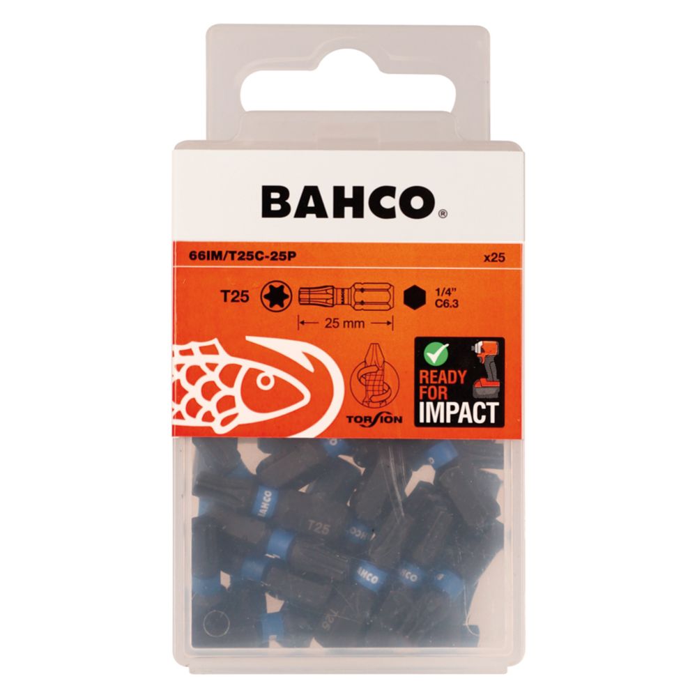 Bahco Impact T25 ruuvauskärki 25 kpl