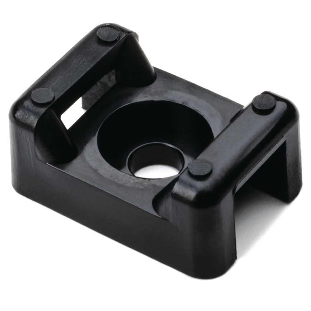 HellermannTyton Johdinsideankkuri ø5,1 mm musta 100 kpl
