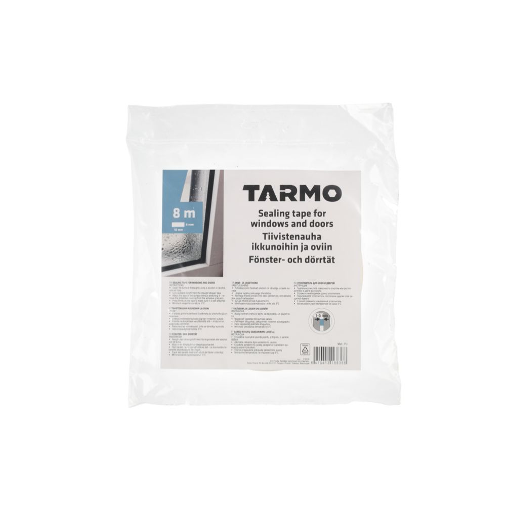 Tarmo ikkuna- ja ovitiiviste 10 x 6 mm 8 m