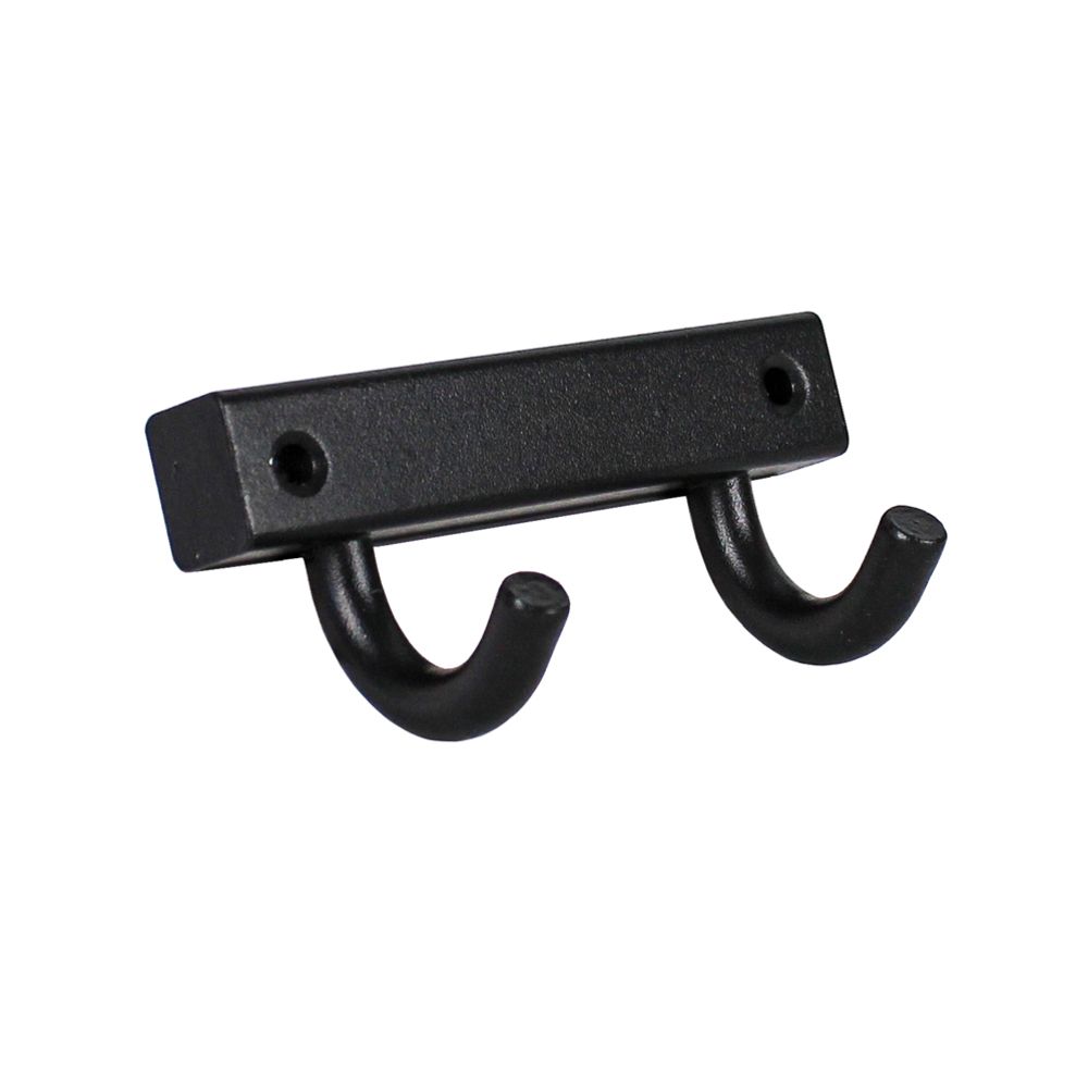 Pisla Onni handdukshängare med 2 krokar satin svart