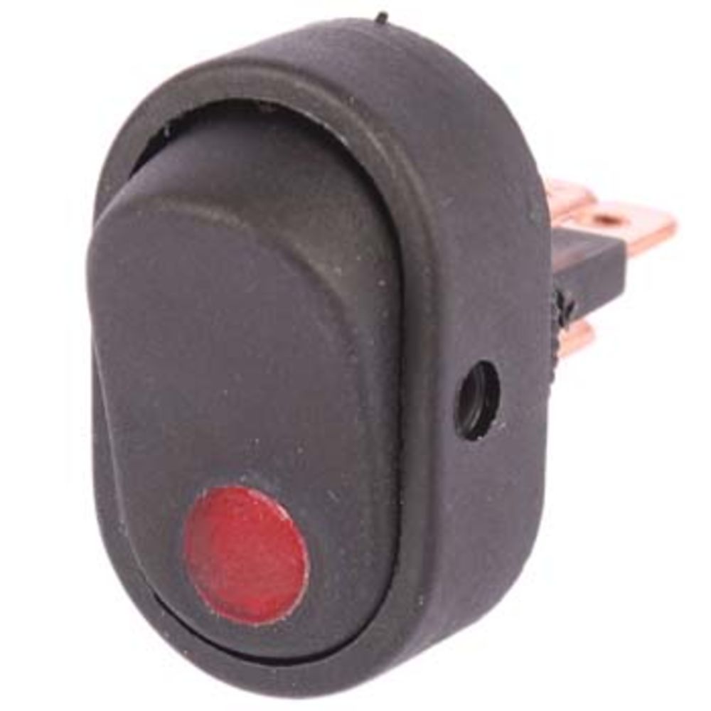 Vaggströmställare 12 V/16 A röd