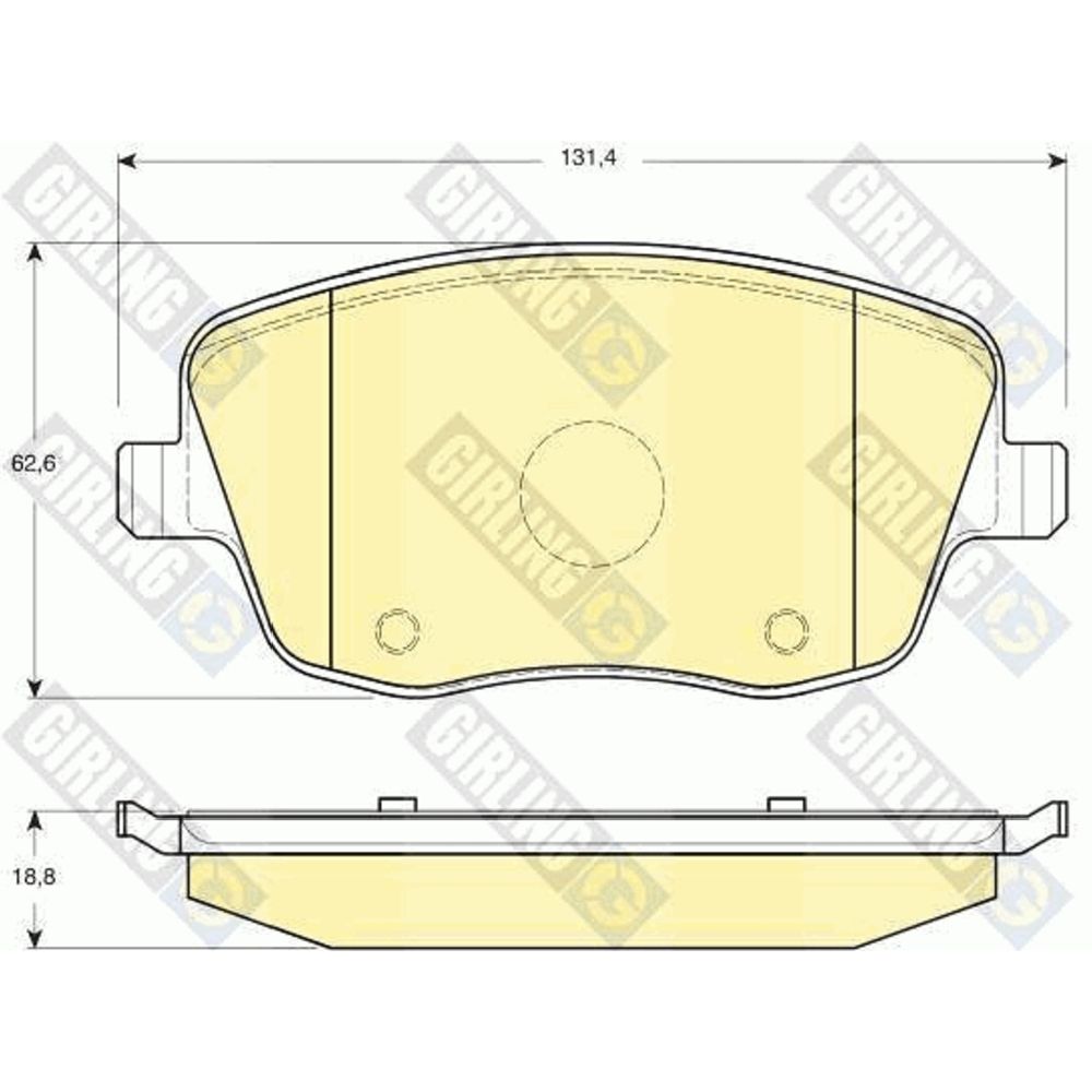 Piduriklotside komplekt 97-22803