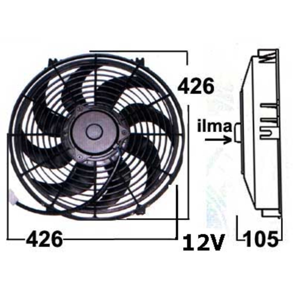 Mootorijahutuse ventilaator 48-0953
