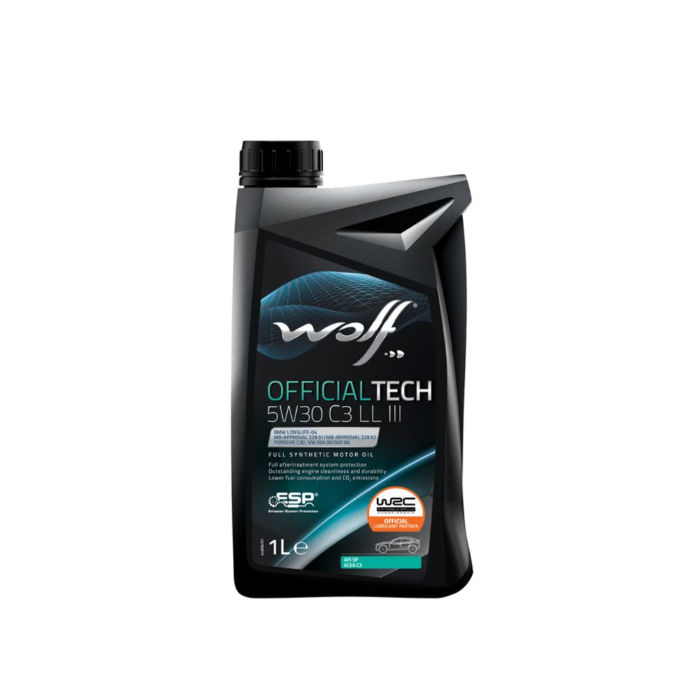 Wolf officialtech 5W-30 C3 LL III 1 l moottoriöljy