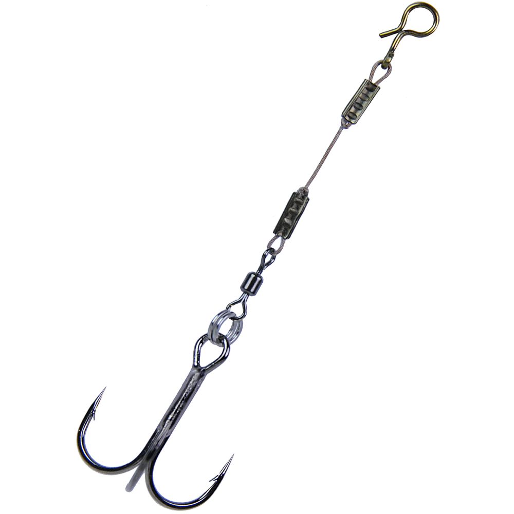 K.P Baits lisäkoukku leikarilla 12 kg 4 cm #4 2 kpl