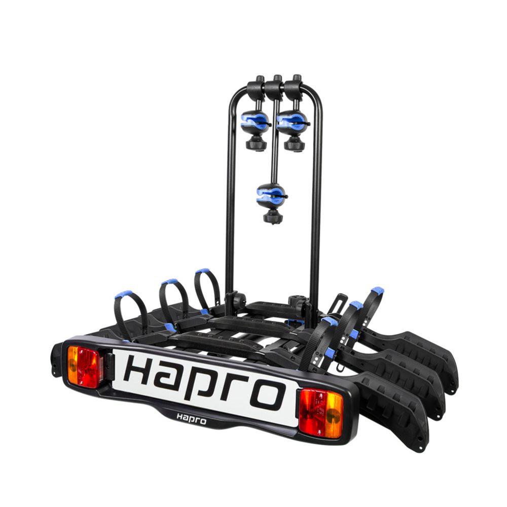Hapro Atlas Active III 7-pin cykelhållare för dragkrok, 3 cyklar