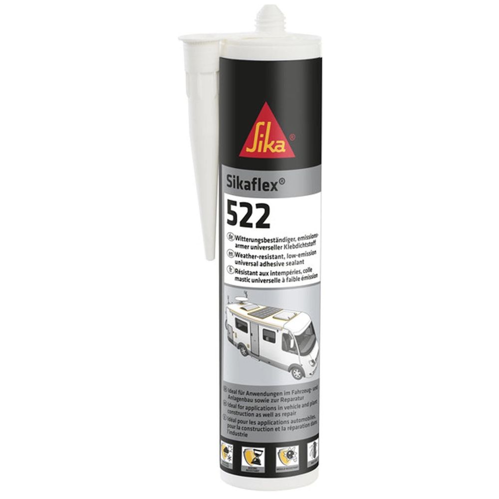 Sikaflex 522 lim- och fogmassa vit 300 ml