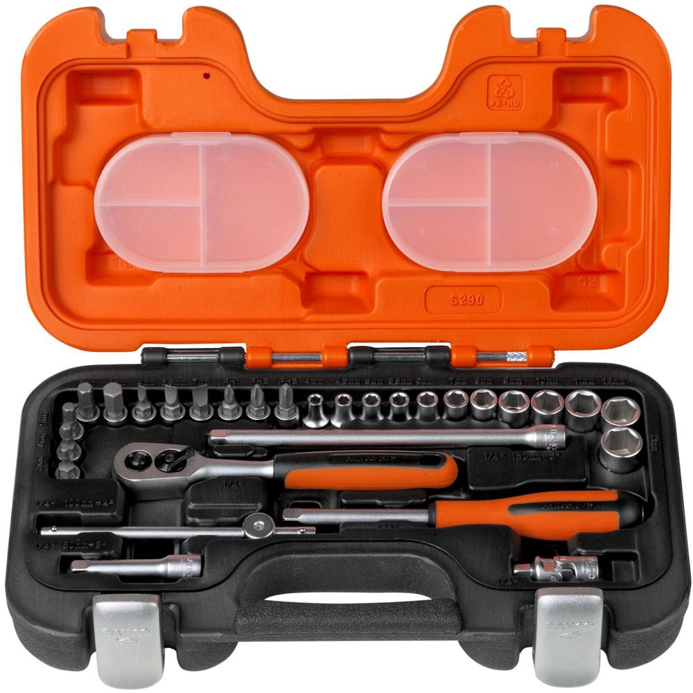 Bahco S290 hylsysarja 1/4" 29 osaa
