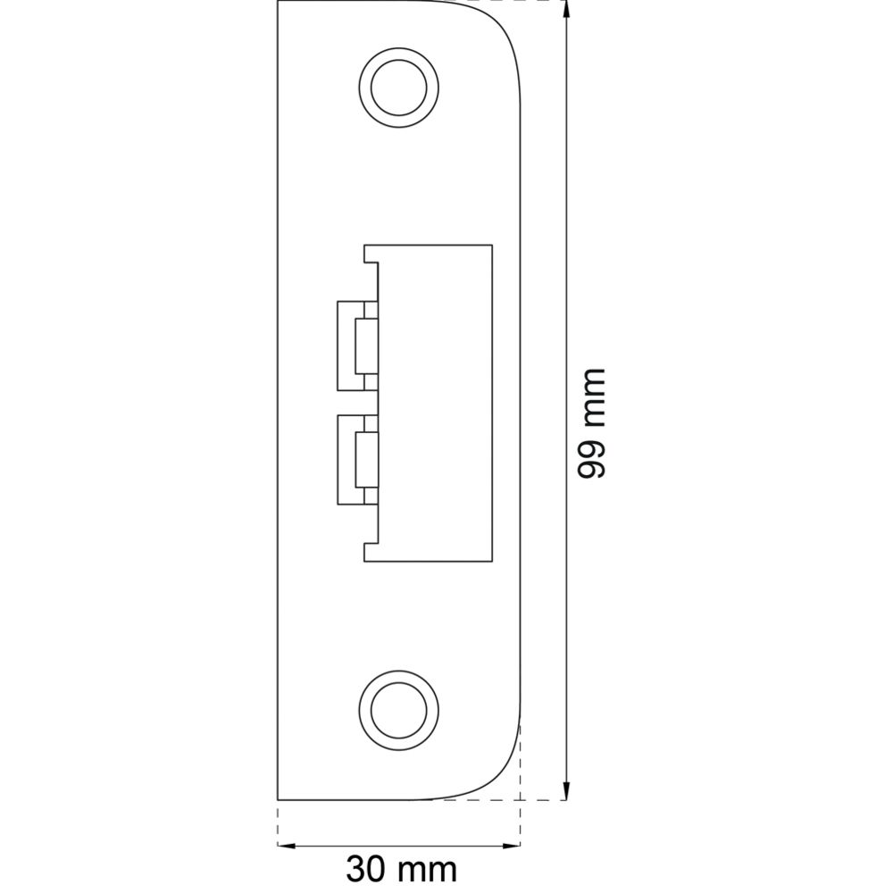 Habo slutbleck 6510 elförzinkad
