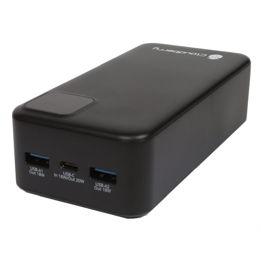 Cloudberry 30 000 mAh akupank, PD, 20 W