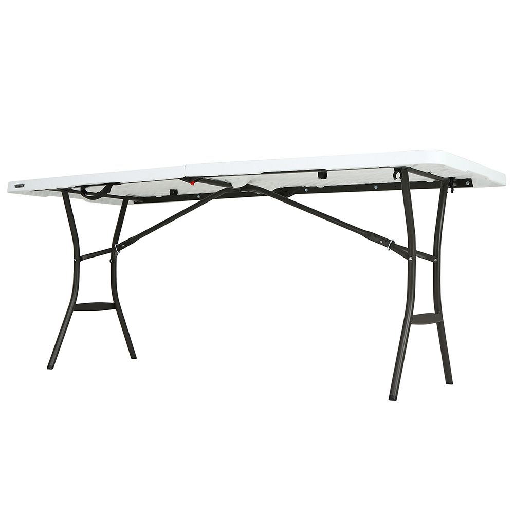 Lifetime pöytä taitettava valkoinen 183 x 70 cm