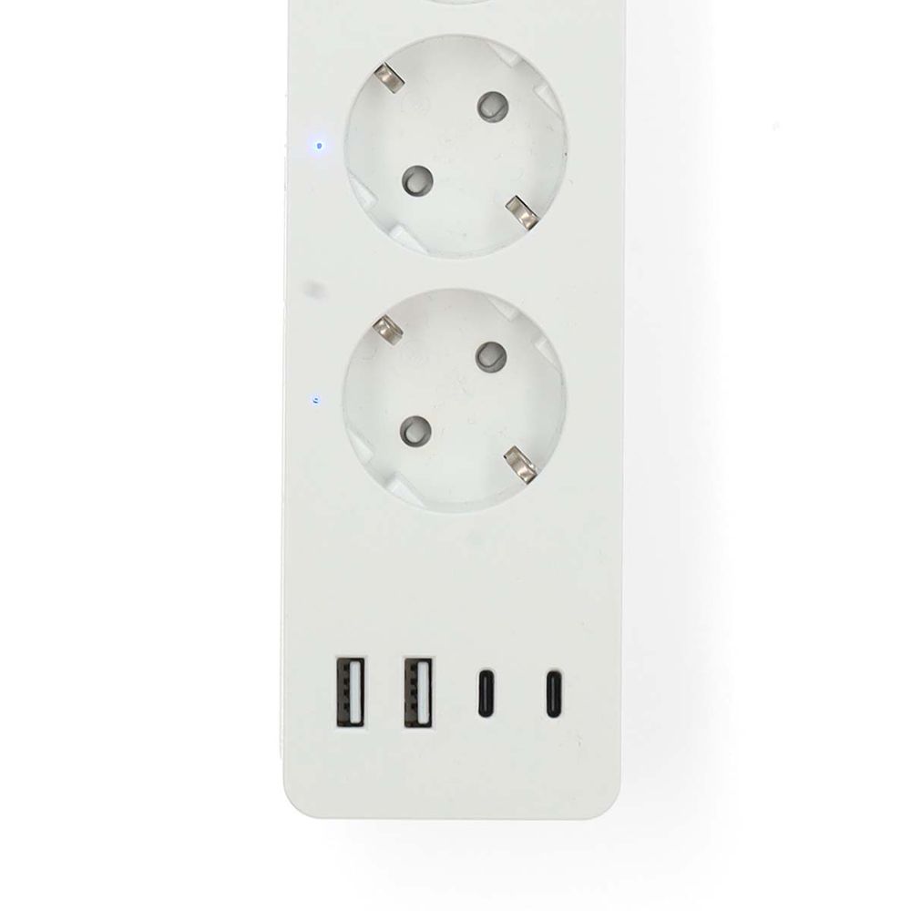Nedis SmartLife grenuttag 4-vägs + USB-uttag