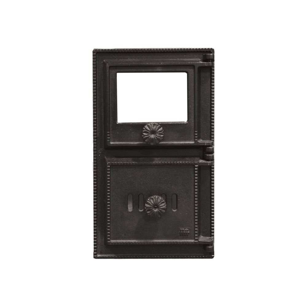 Pisla HTT136 tulipesänluukku 180 mm x 345 mm lasilla