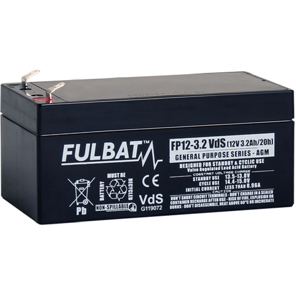 Fulbat AGM-aku, 12 V, 3,2 Ah