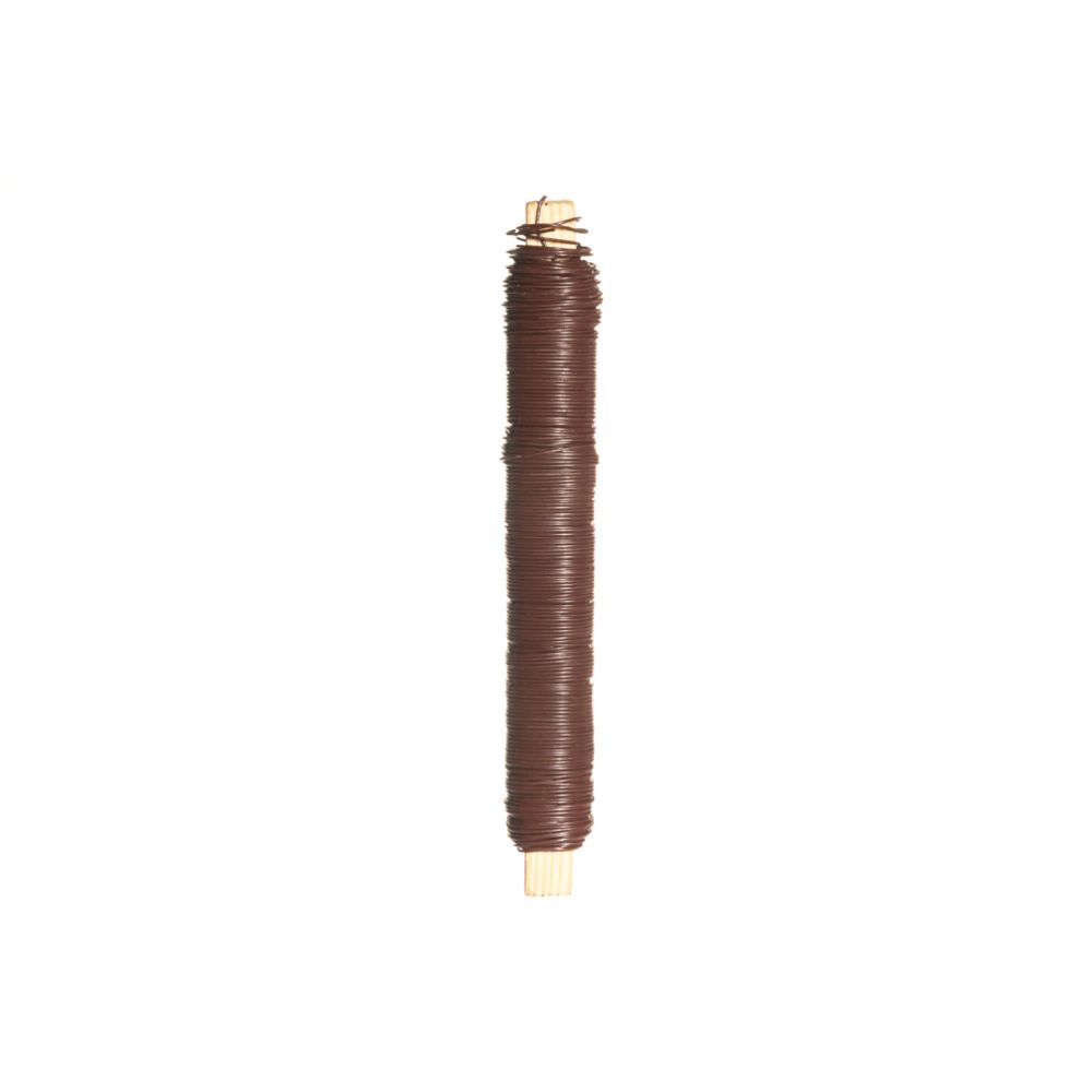 Tarmo ståltråd brun 0,52 mm 60 m