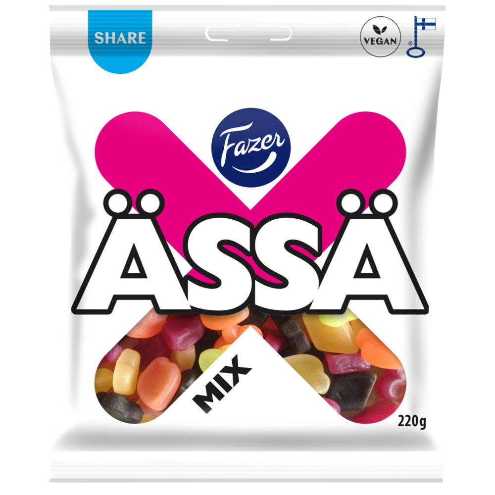 Ässä Mix karkkipussi 220g