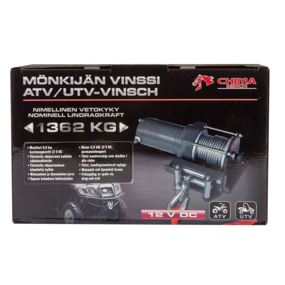 Tundra Tested ATV/UTV elektriline vints, 1360 kg, 12 V / 0,9 kW