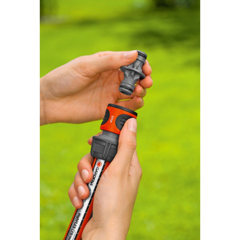 Gardena förlängningskoppling 1/2″ och 3/4″ (13 och 19 mm)