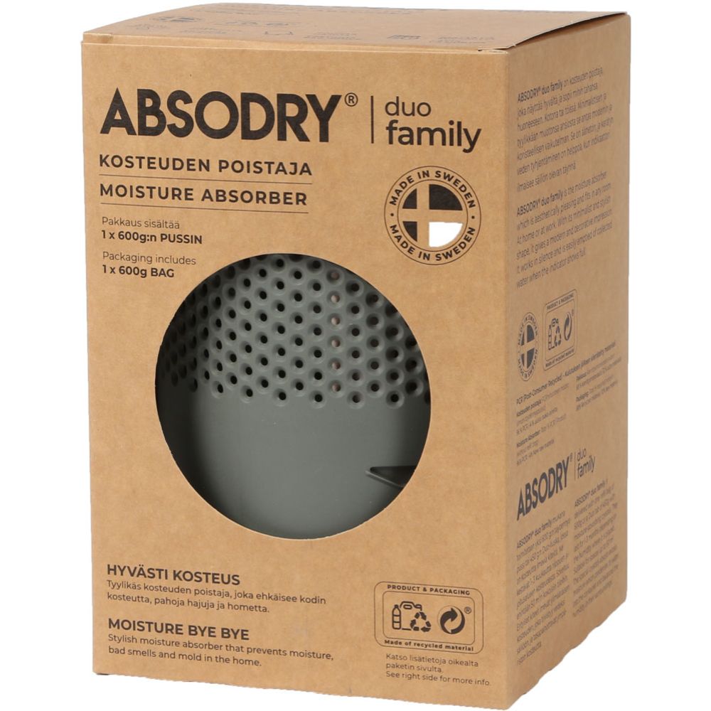 Absodry Duo Family fuktslukare 600 g/50 m³