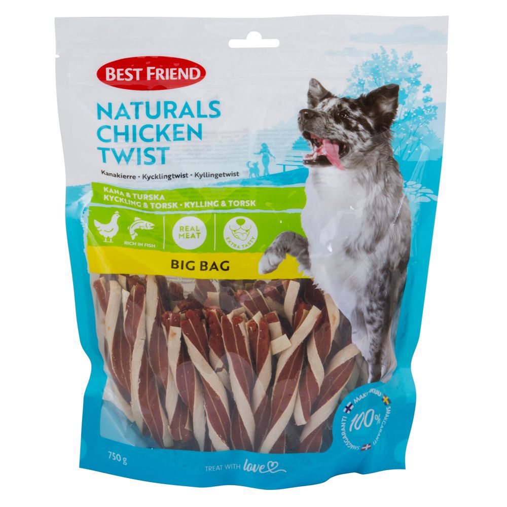 Best Friend Naturals kanakeere, suur kott, 750 g