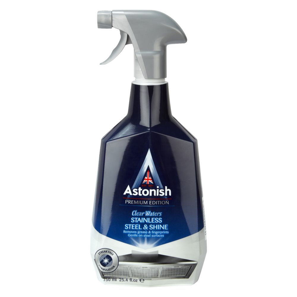 Astonish Stainless Steel & Shine roostevaba terase puhastusvahend 750 ml