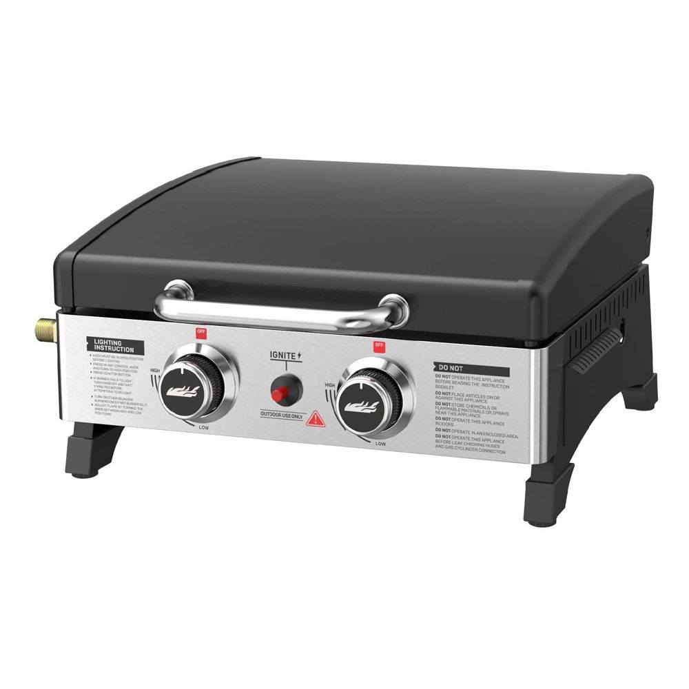 Easy Cooking stekhällsgrill med 2 brännare