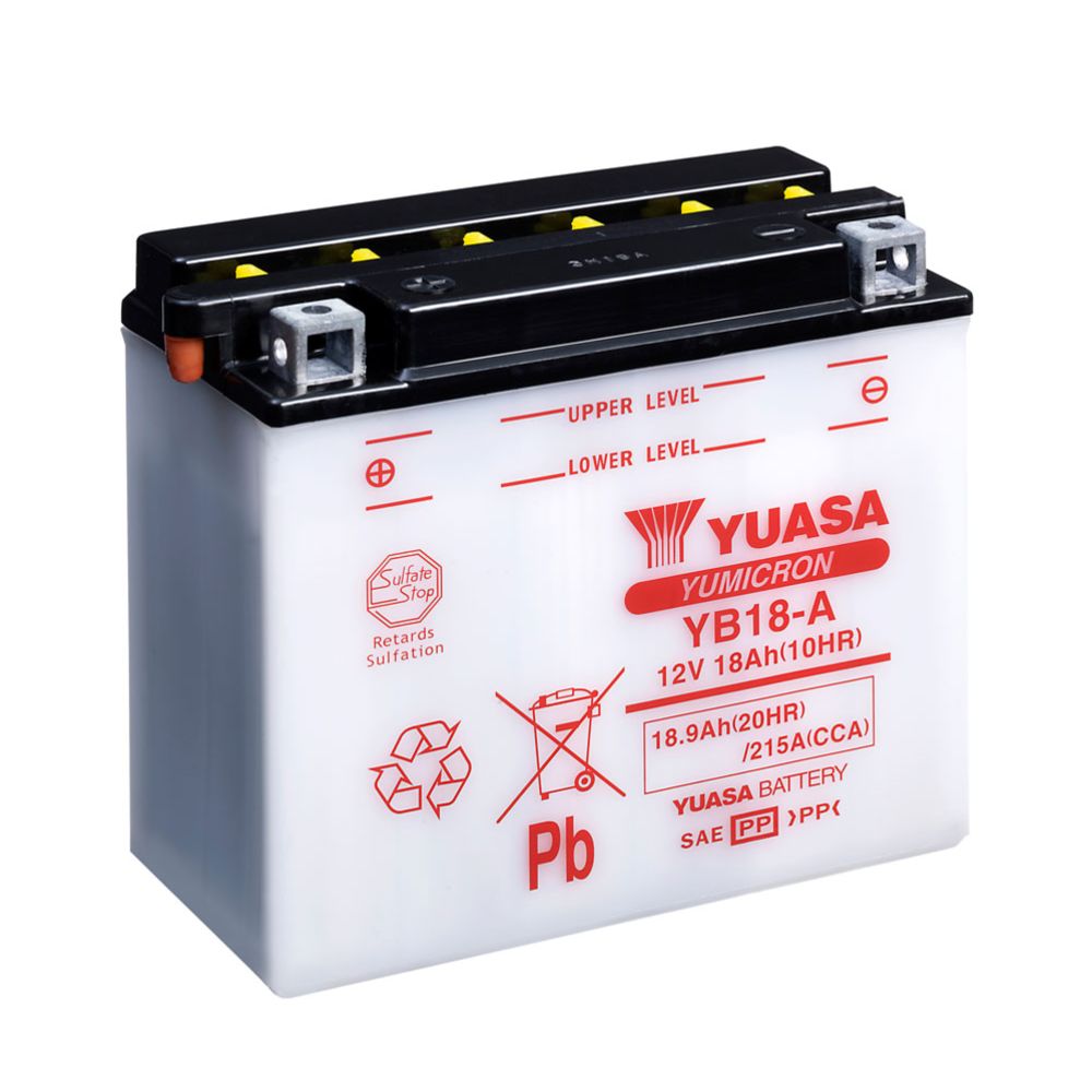 Yuasa MP-akku 12V 18Ah "YB18-A"