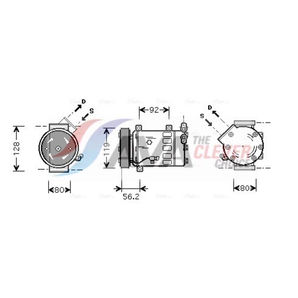 Kliimaseadme kompressor 30-00445