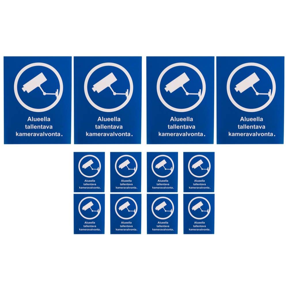 SafeMate kameravalvontatarrasarja 12 kpl