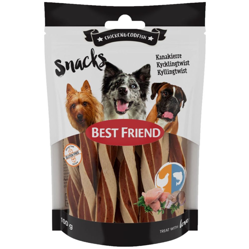 Best Friend Snacks kanakierre koiran makupala 100 g