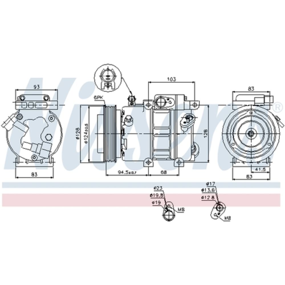Ilmastointilaitteen kompressori 30-00206