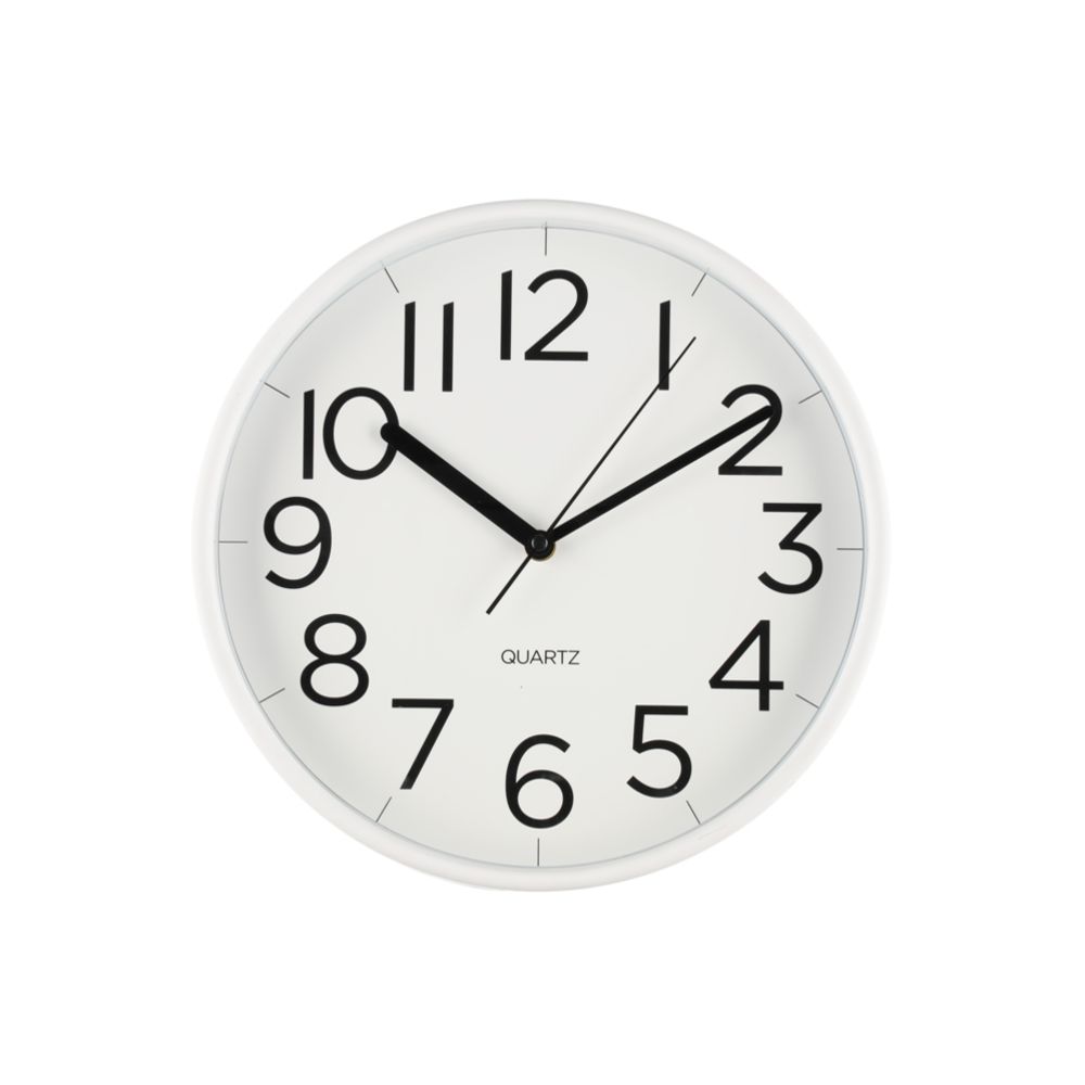 4Living Tiempo seinäkello 30 cm valkoinen