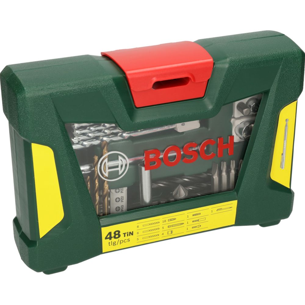 Bosch V-Line poranterä-/ruuvauskärkisarja TiN 48 osaa
