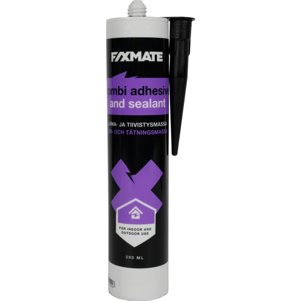 FixMate Combi liima- ja tiivistysmassa 290 ml musta