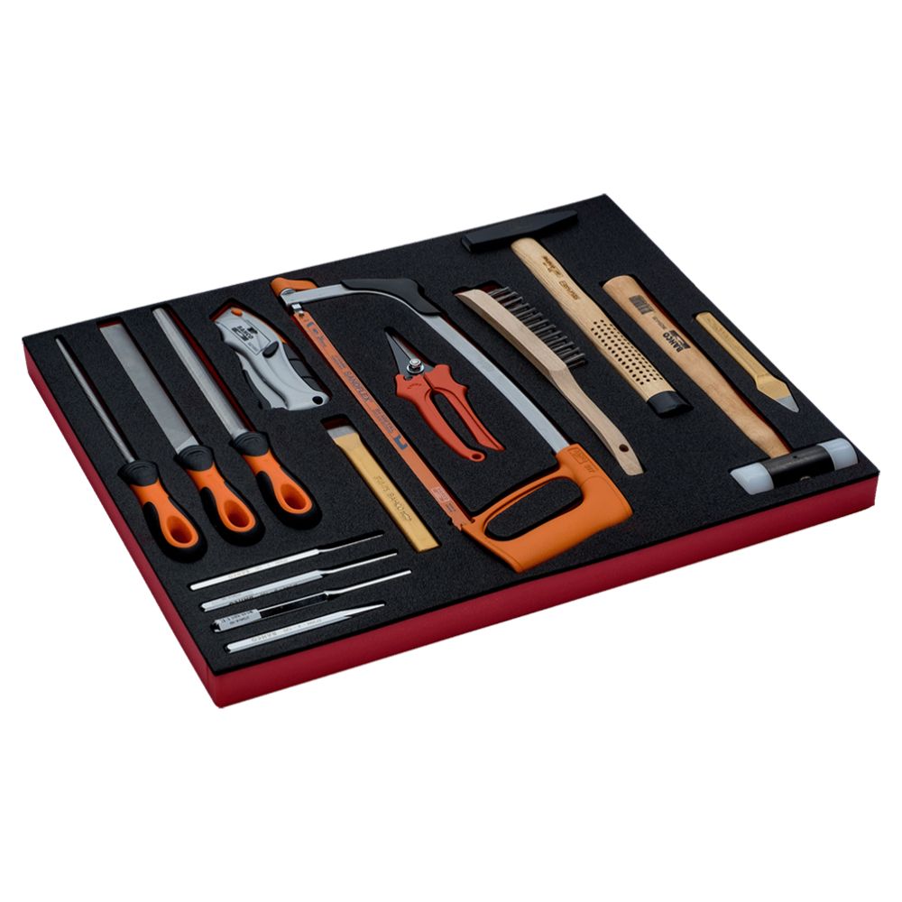Bahco FF1A07 Fit&Go 3/3 viilide ja lööktööriistade komplekt 15 osa