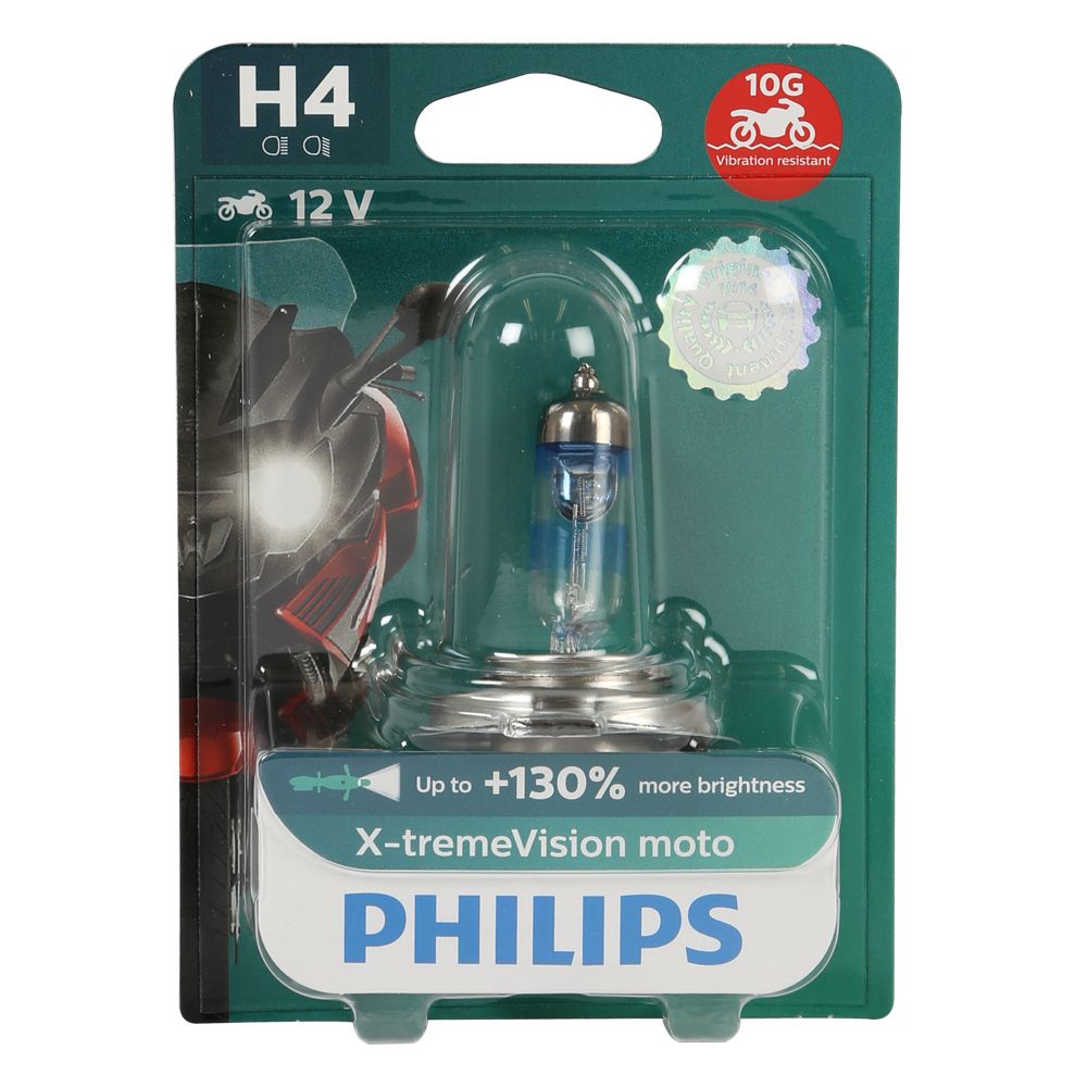 Philips X-tremeVision moto H4 +130%