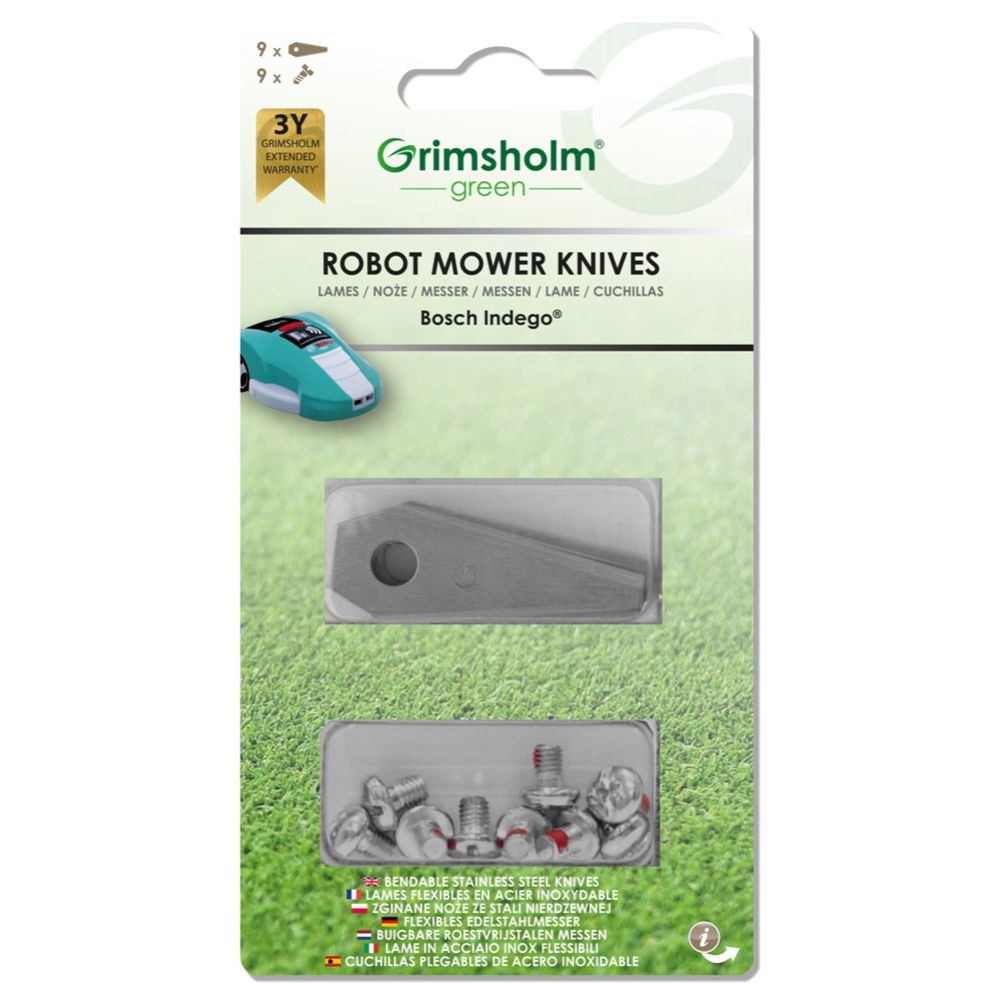 Grimsholm Green robotniiduki terad Bosch Indego 9 tk